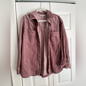 Madewell lilac corduroy jacket